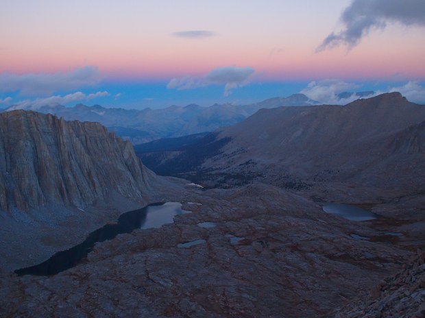 backpacking High Sierra Trail